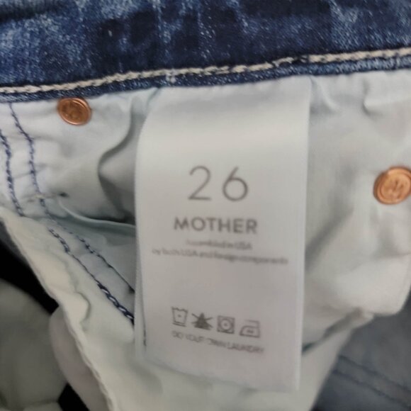 Mother Dazzler Hoover Straight Leg Jeans in Getalongs 26 - Picture 8 of 9